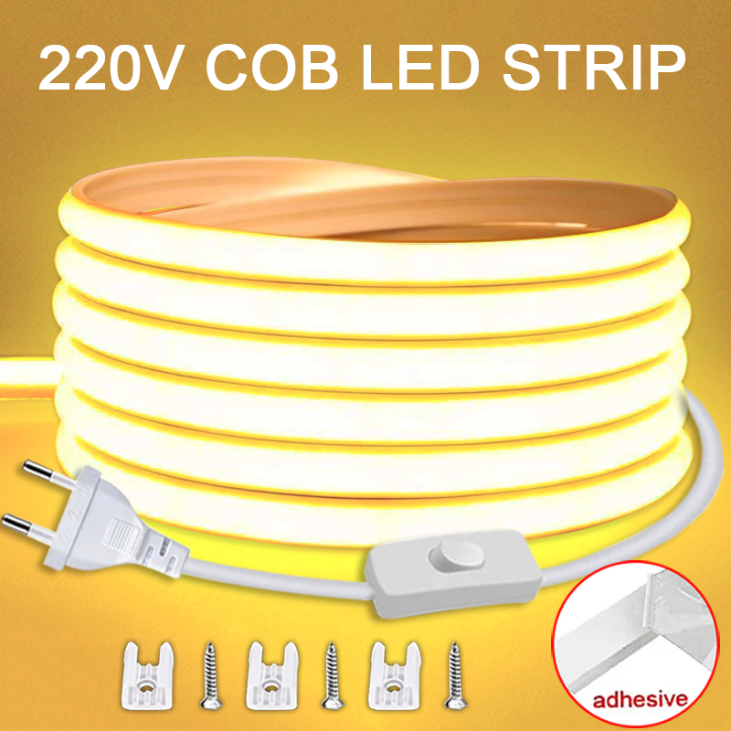 220V Led Strip met AAN/UIT Sch - Outdoor Power Strip Weatherproof recensie en prijs