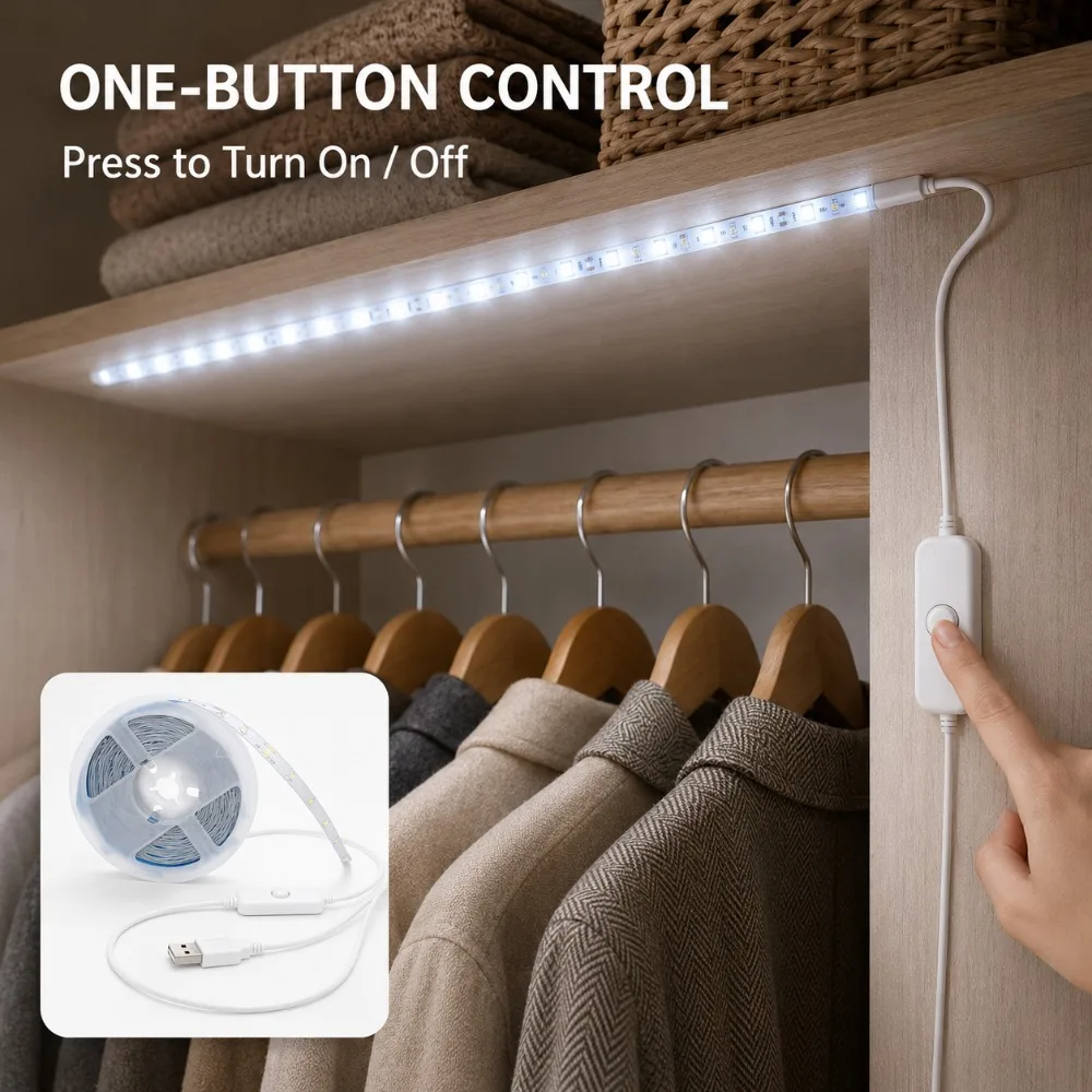 USB-knopbediening, 2835 LED-st - Outdoor Use Power Strip recensie en prijs